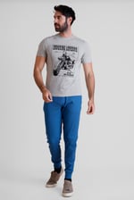 Men's Biker Graphic Printed T-Shirt