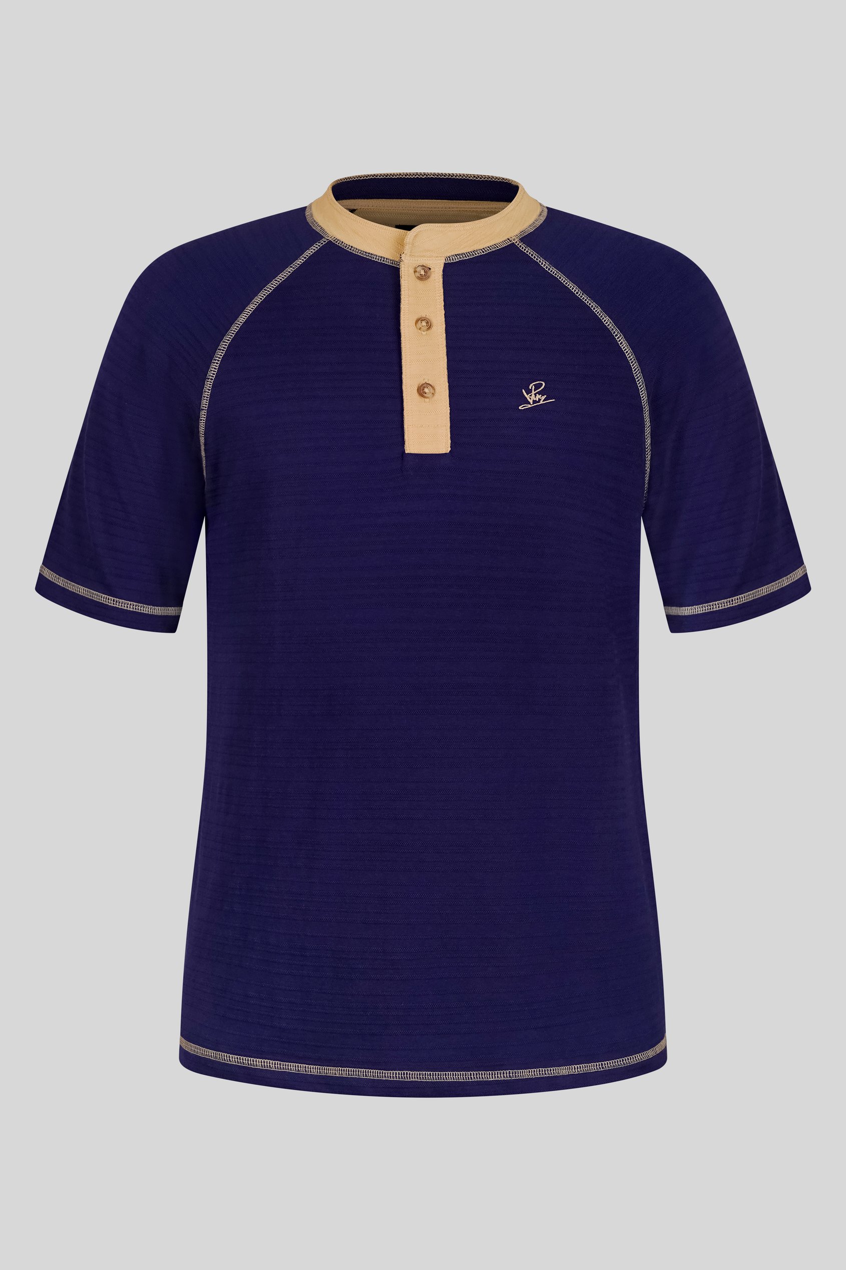 Raglan Henley Short Sleeves T-Shirt
