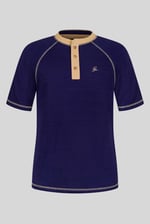 Raglan Henley Short Sleeves T-Shirt