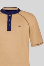 Raglan Henley Short Sleeves T-Shirt