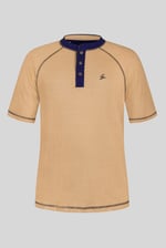 Raglan Henley Short Sleeves T-Shirt