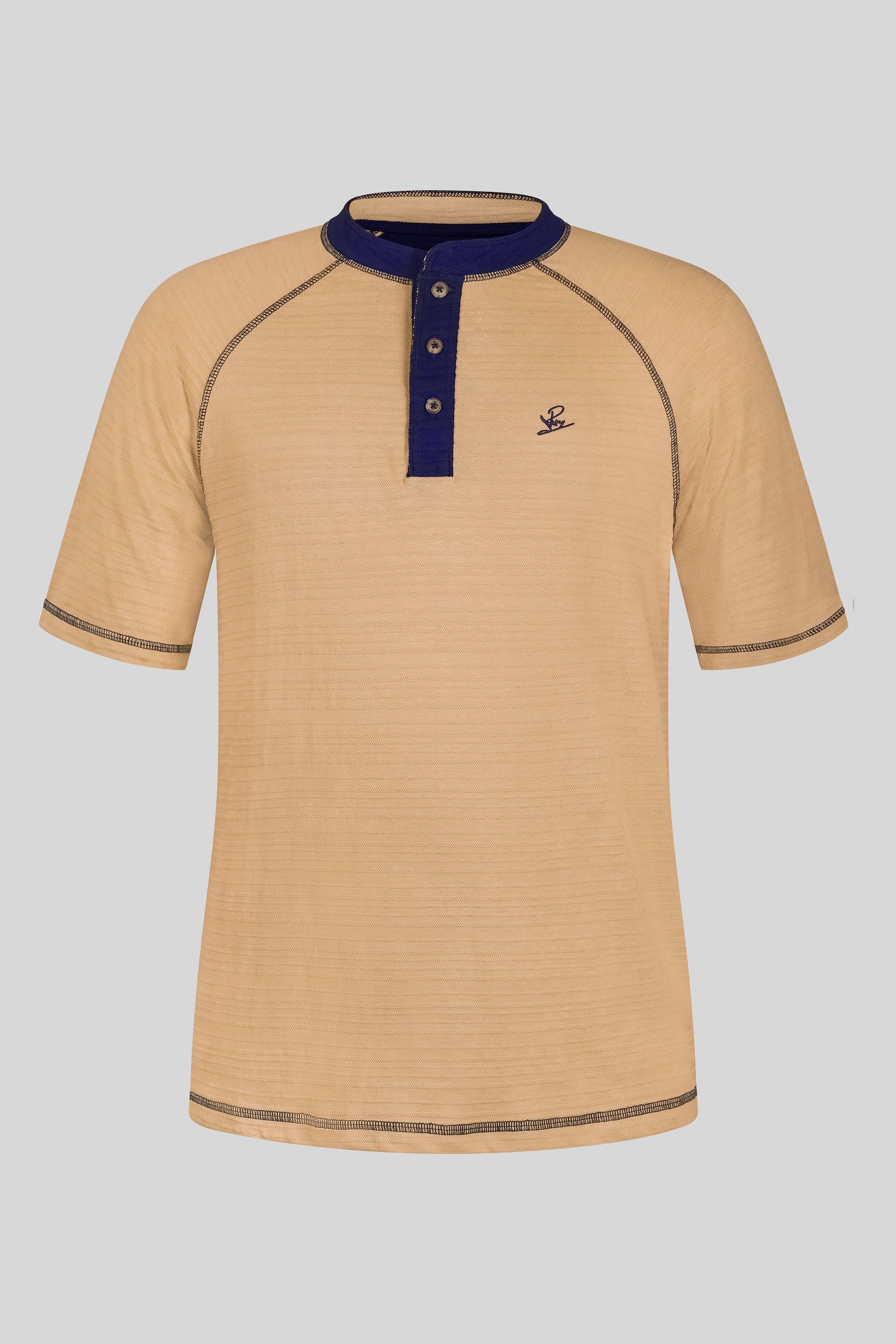 Raglan Henley Short Sleeves T-Shirt