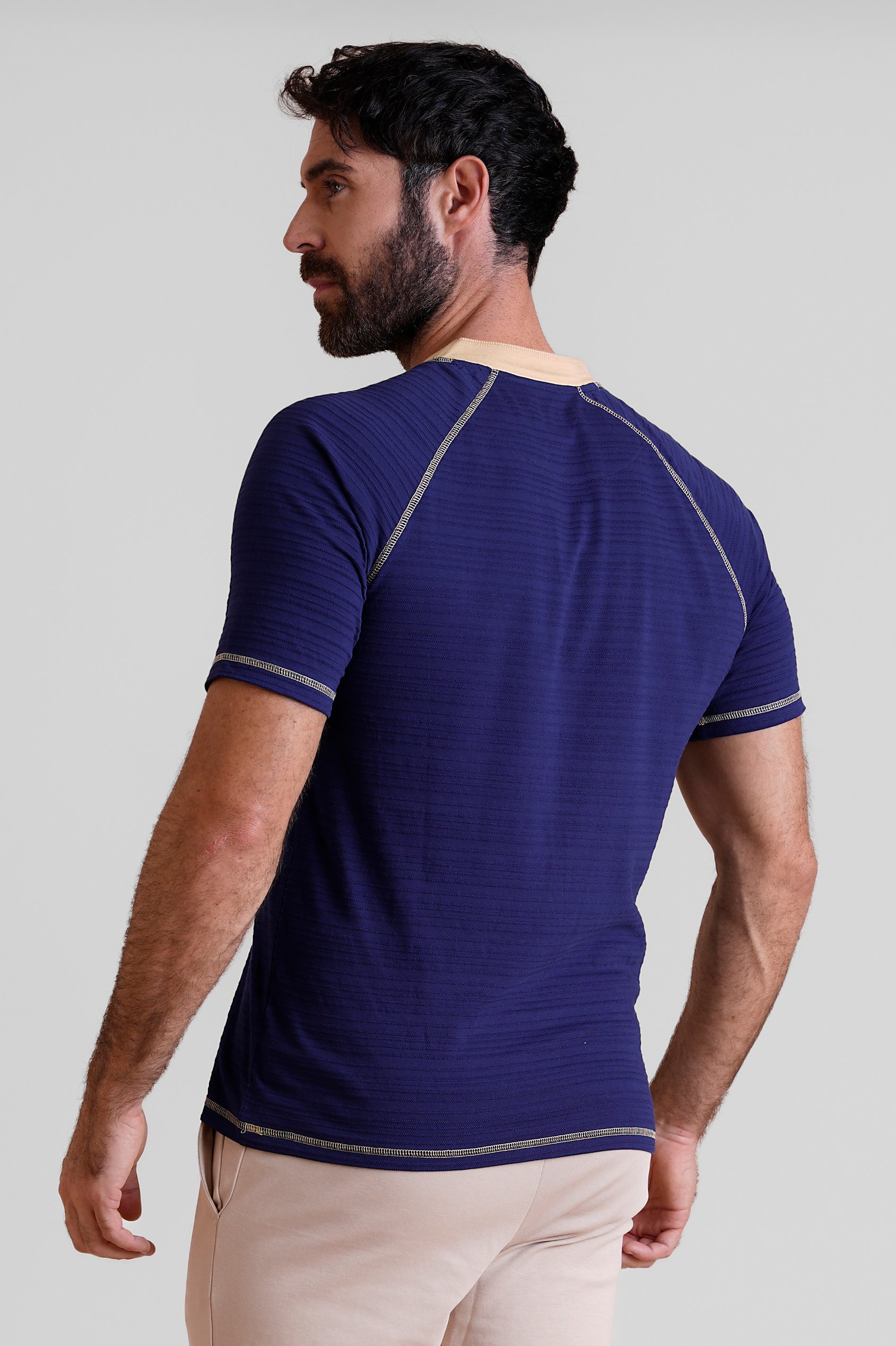 Raglan Henley Short Sleeves T-Shirt