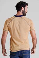 Raglan Henley Short Sleeves T-Shirt