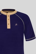 Raglan Henley Short Sleeves T-Shirt