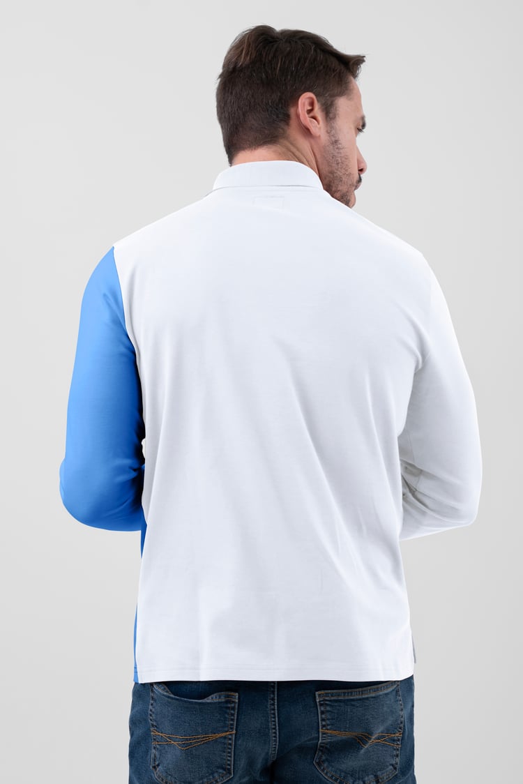 Colour Block Polo Shirt