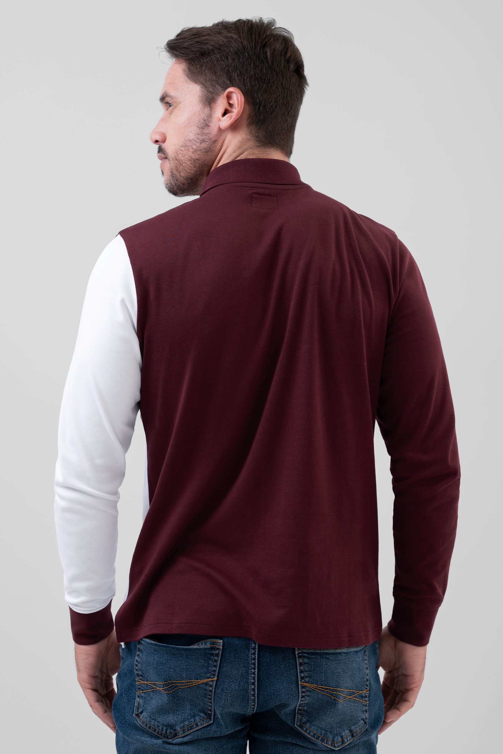 Colour Block Polo Shirt