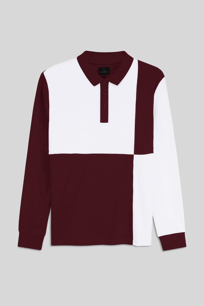 Colour Block Polo Shirt