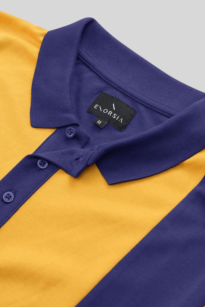 Colour Block Polo Shirt