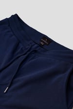 Mens Pleated Plain Drawstring Jogger