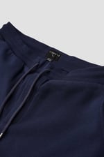 Mens Pleated Plain Drawstring Jogger