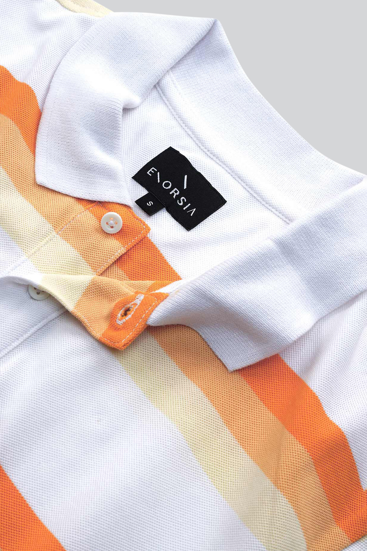 Stripe Pique Polo Shirt