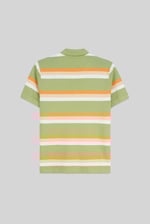 Stripe Pique Polo Shirt
