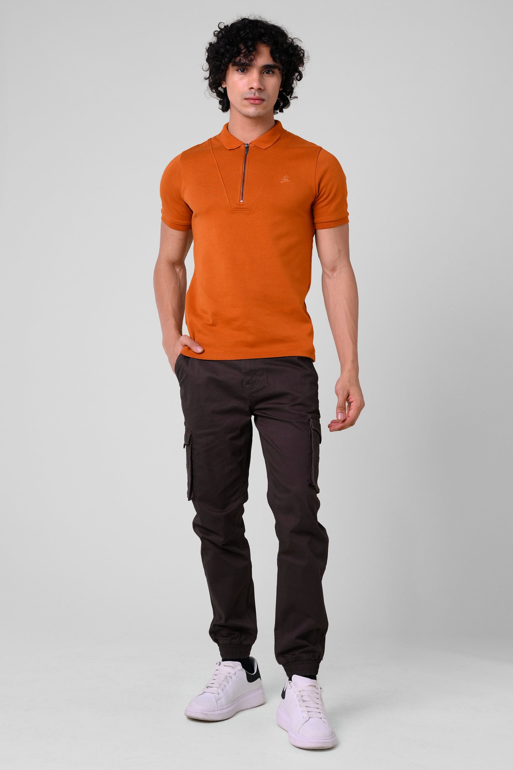 Mens Skinny Cargo Jogger