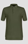 Mens Rib Textured Soft Finish Polo Shirt