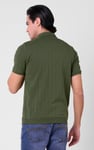 Mens Rib Textured Soft Finish Polo Shirt