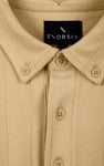 Mens Rib Textured Soft Finish Polo Shirt