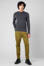 Men's Crew Neck Henley T-Shirt