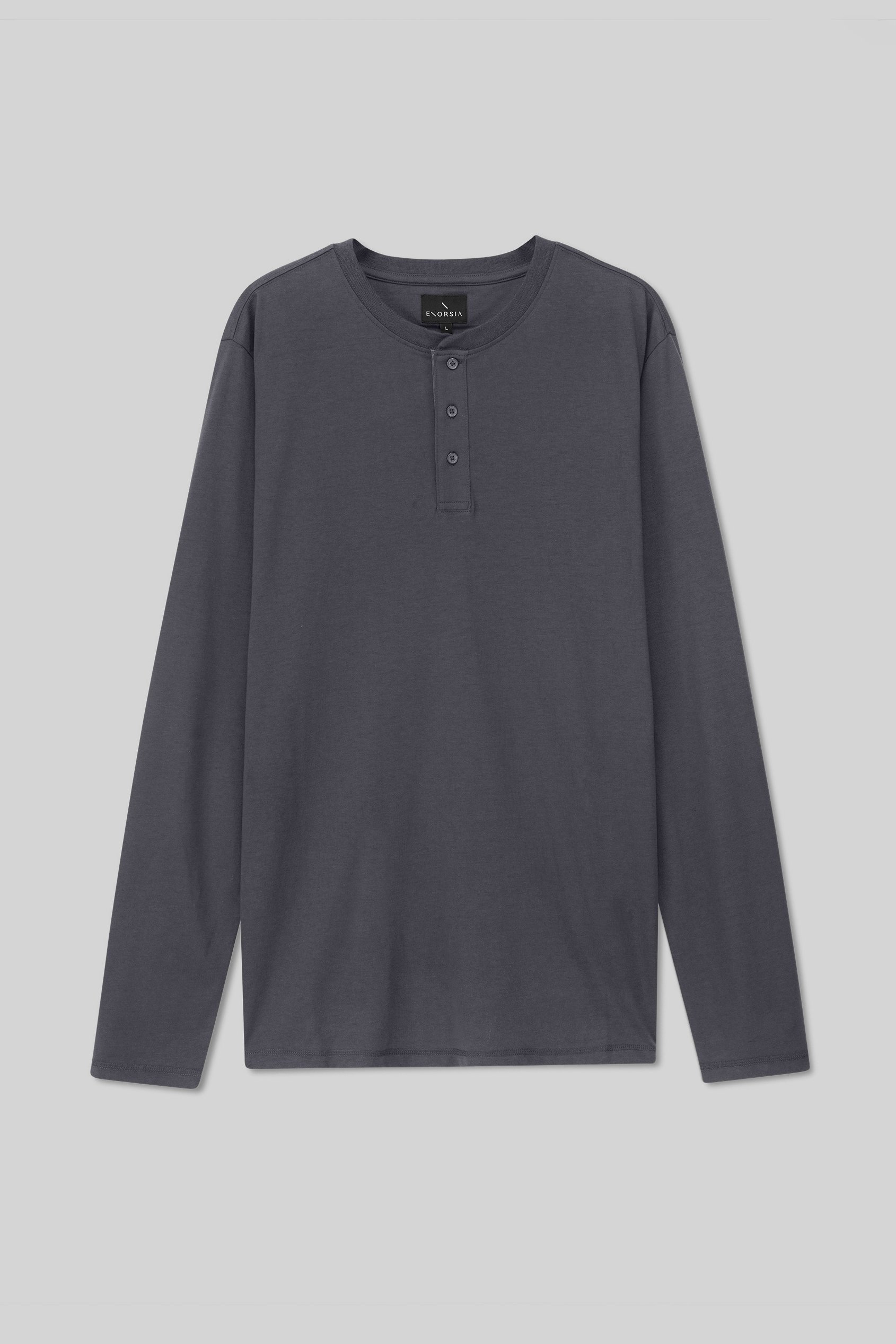 Men's Crew Neck Henley T-Shirt