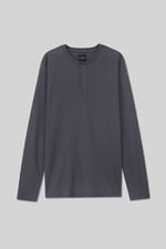 Men's Crew Neck Henley T-Shirt