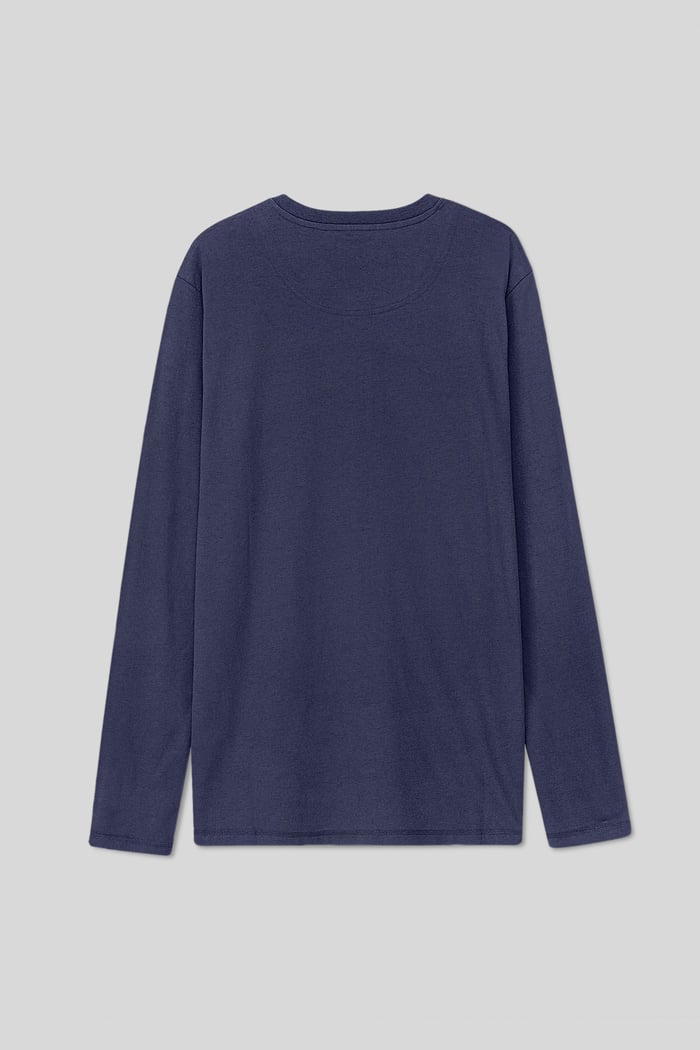 Men's Crew Neck Henley T-Shirt