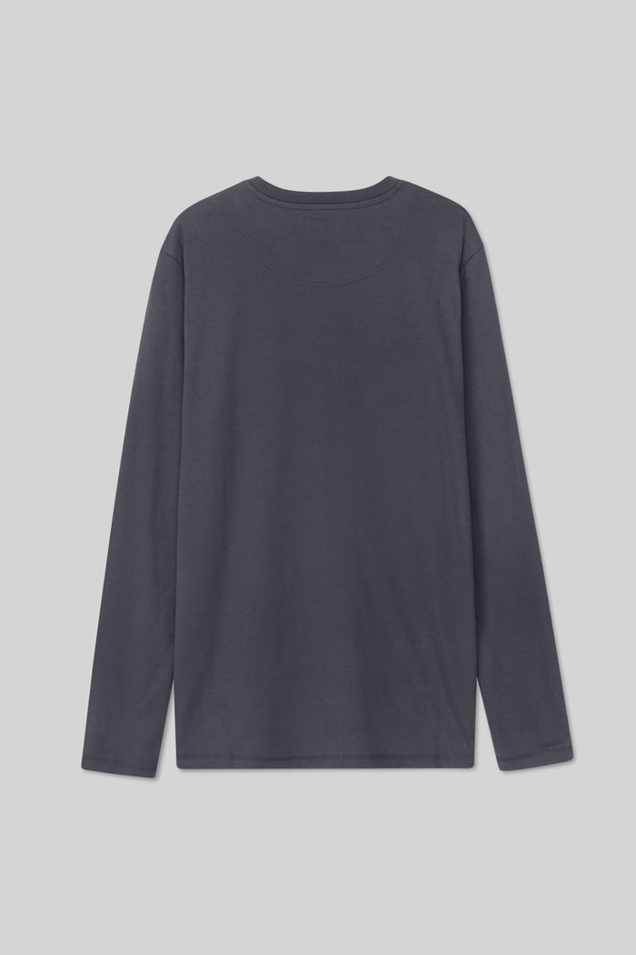 Men's Crew Neck Henley T-Shirt