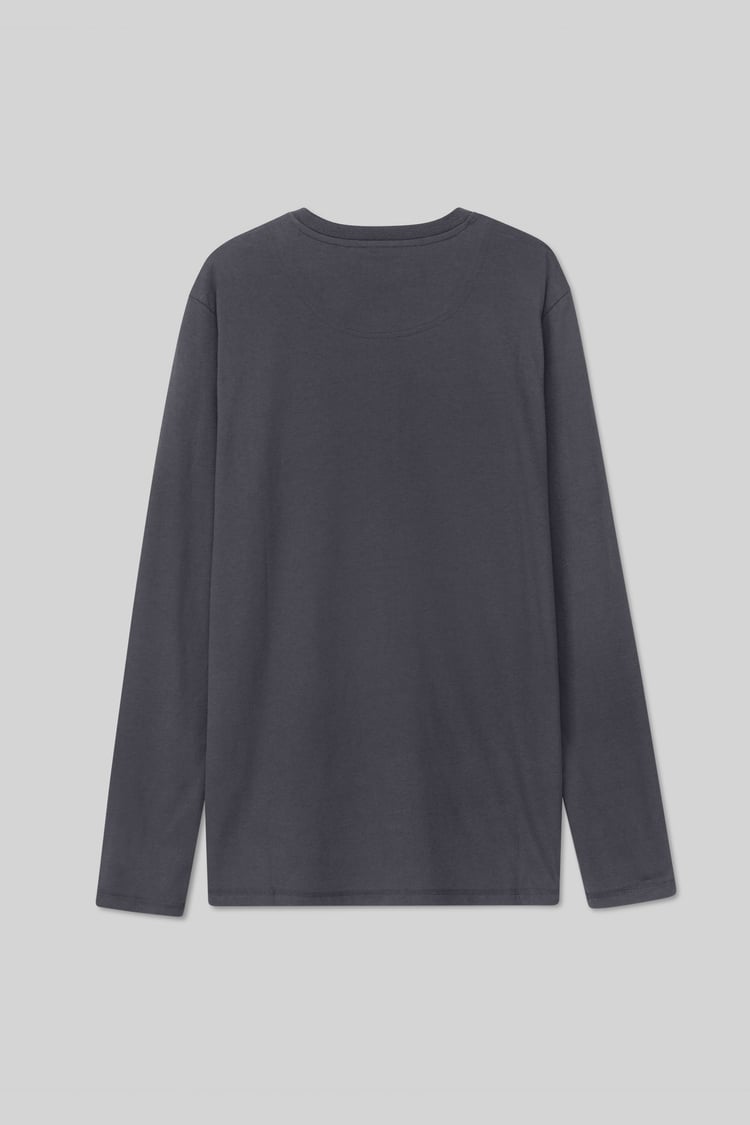 Men's Crew Neck Henley T-Shirt