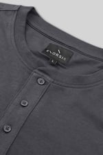 Men's Crew Neck Henley T-Shirt