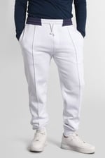 Mens Brushed Terry Jogger With Cut And Sew Waistband