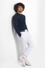 Mens Brushed Terry Jogger With Cut And Sew Waistband