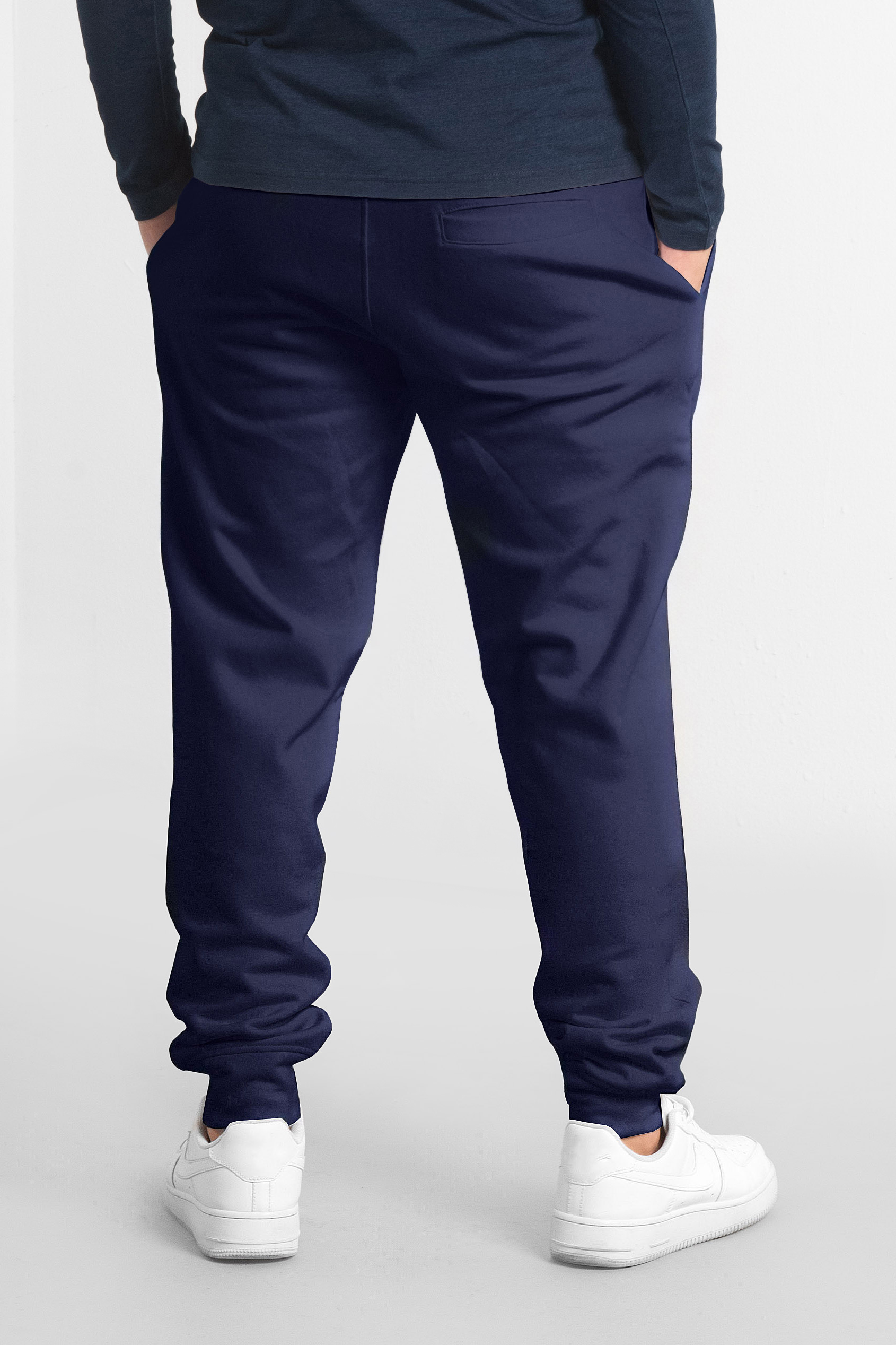 Mens Brushed Terry Jogger With Cut And Sew Waistband