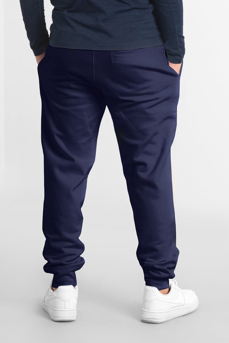 Mens Brushed Terry Jogger With Cut And Sew Waistband