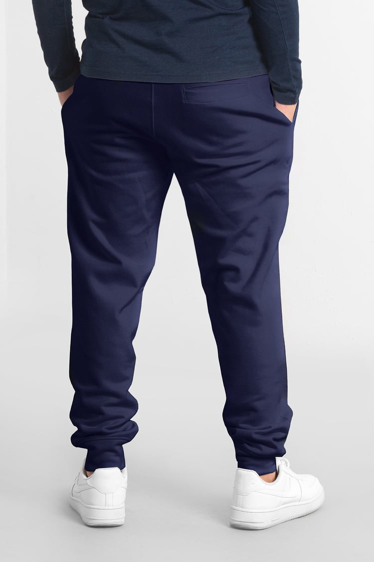 Mens Brushed Terry Jogger With Cut And Sew Waistband