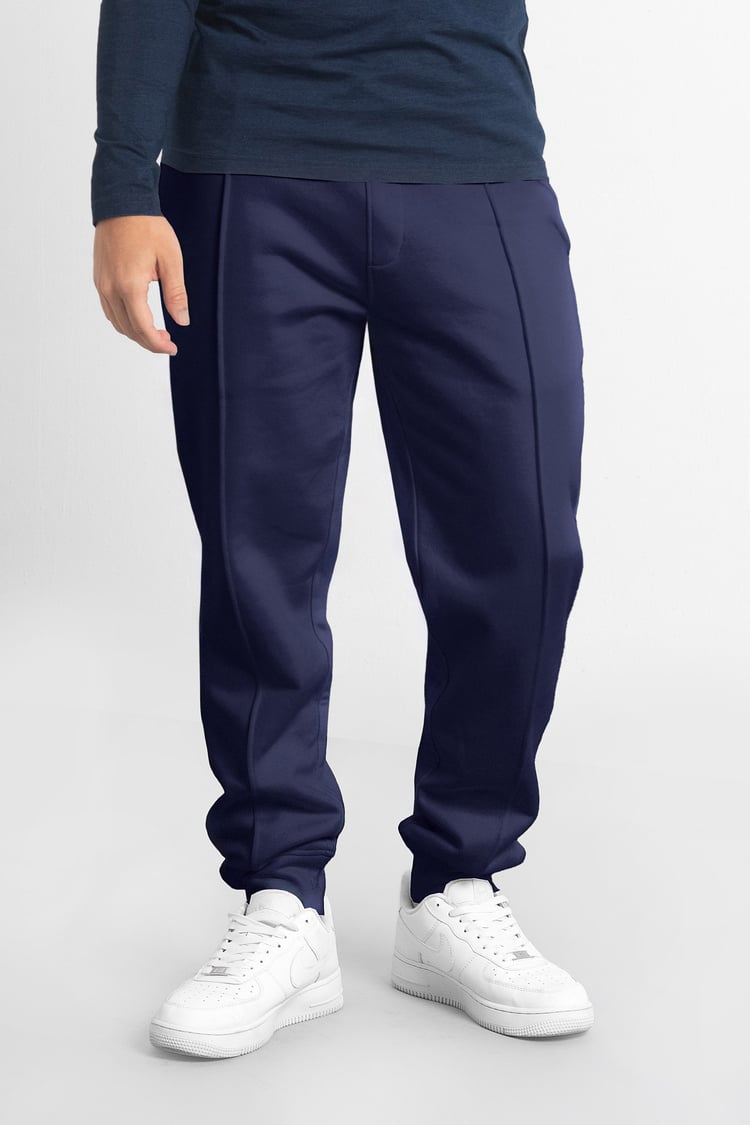 Mens Brushed Terry Jogger With Cut And Sew Waistband