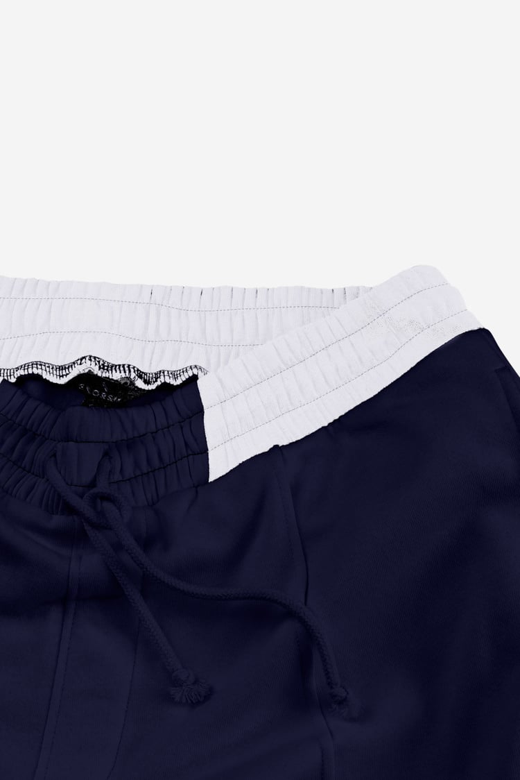 Mens Brushed Terry Jogger With Cut And Sew Waistband