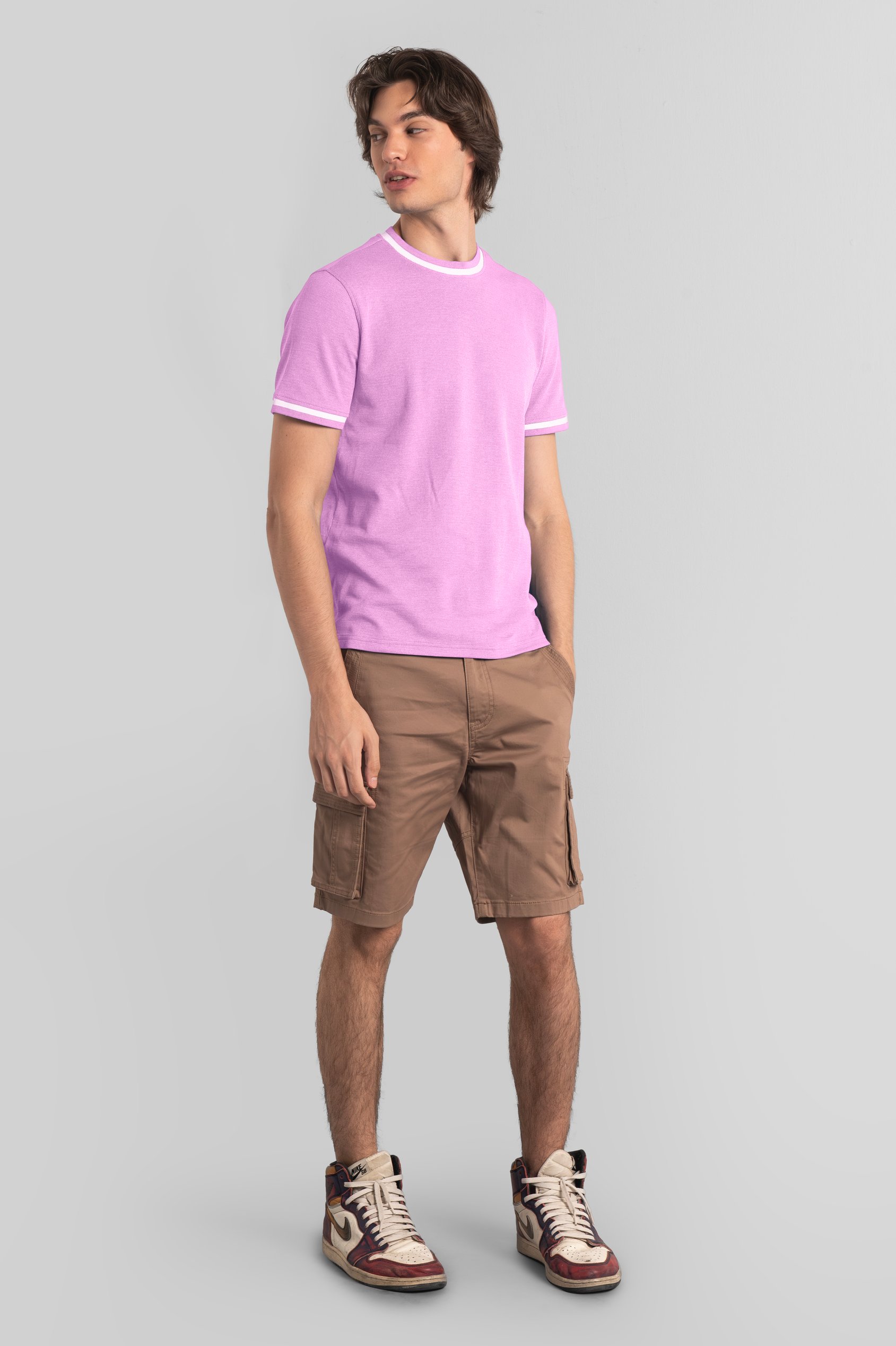 Mens Design Jersey Crew Neck T-Shirt