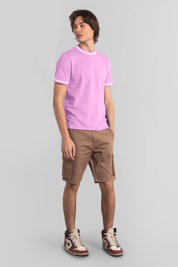 Mens Design Jersey Crew Neck T-Shirt