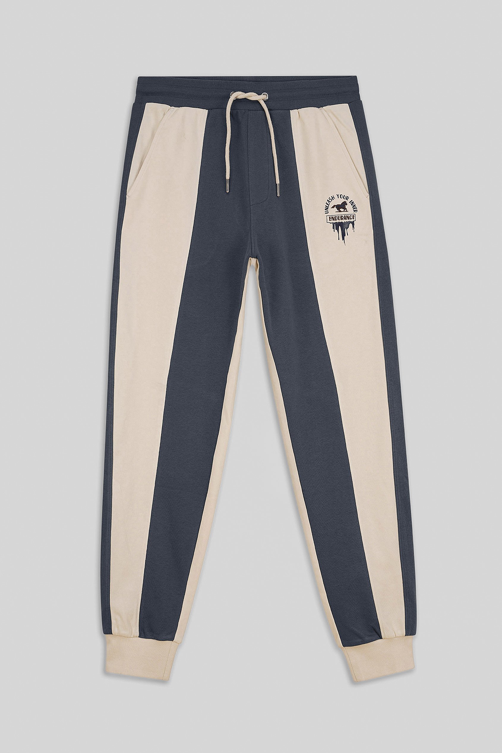 Mens Terry Colourblock Jogger