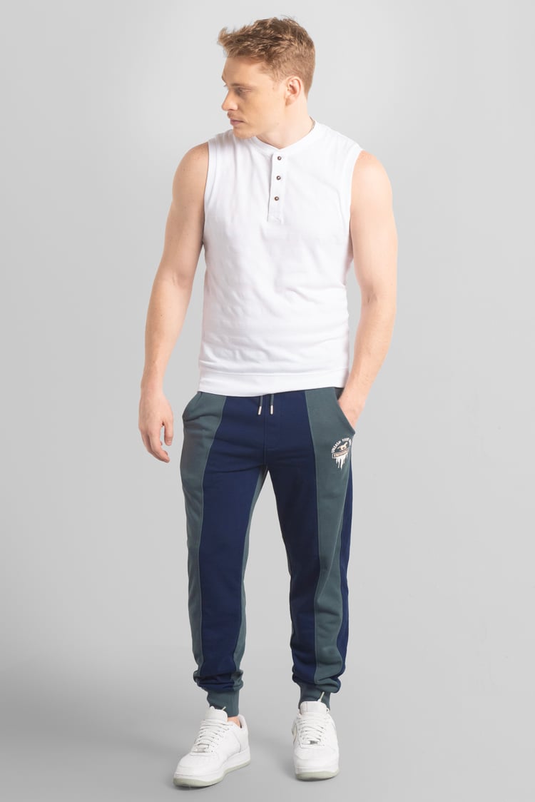 Mens Terry Colourblock Jogger