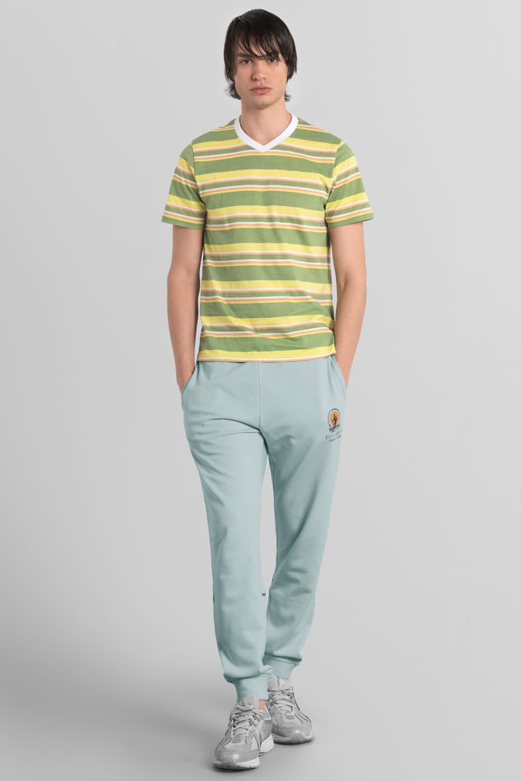 Mens Terry Jogger With Ribbed Cuff