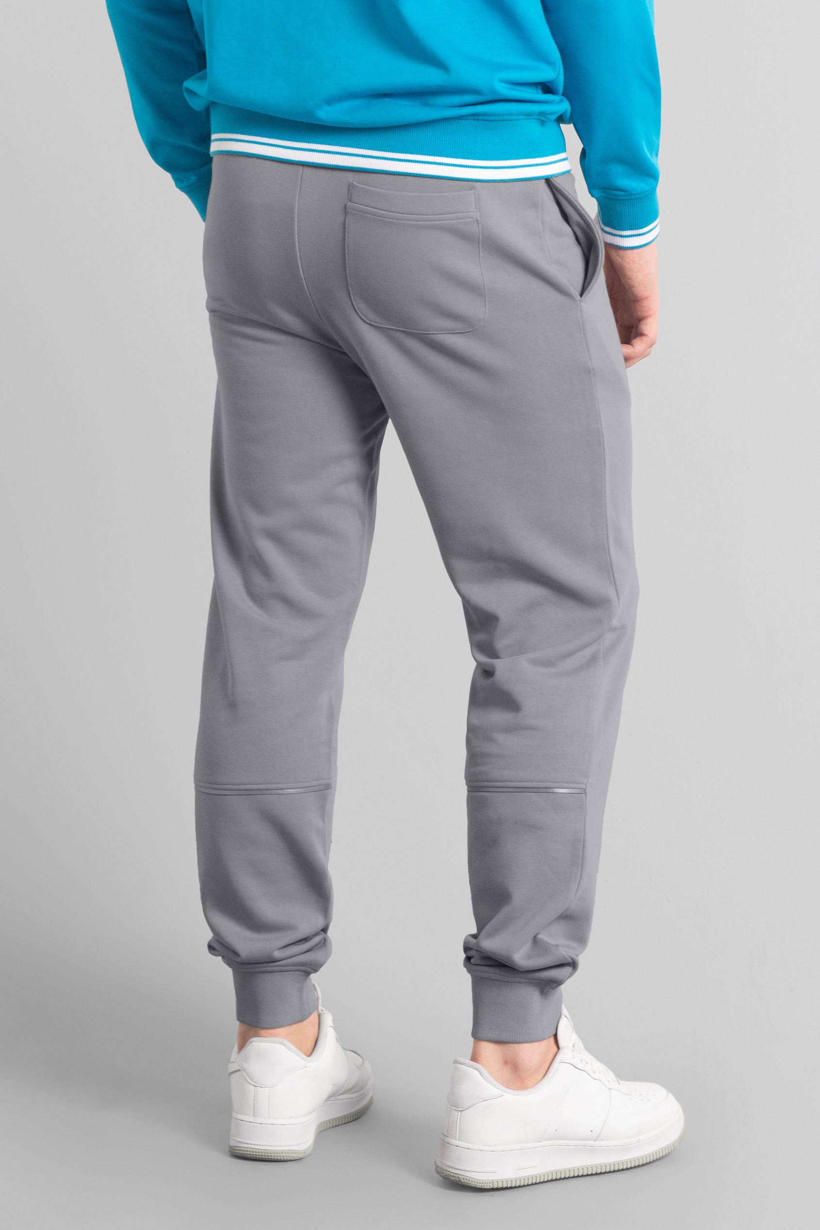 Mens Terry Jogger With Ribbed Cuff