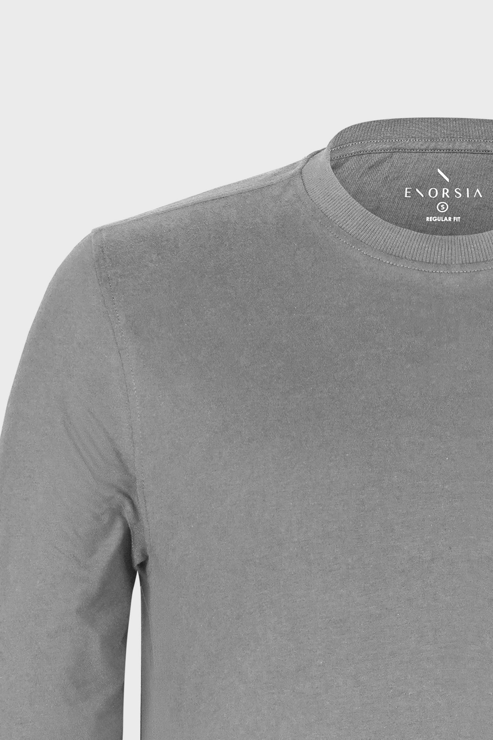 Cotton Long Sleeve T-Shirt 3 Pack