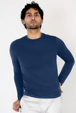Men's Long Sleeve Cotton T-Shirt 2 Pack
