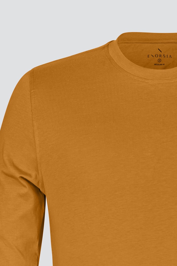 Men's Long Sleeve Cotton T-Shirt 2 Pack