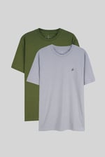 2 Pack Short Sleeve Cotton T-Shirt