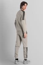 Stretch Jersey Long Sleeve Tee And Jogger Set
