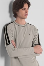 Stretch Jersey Long Sleeve Tee And Jogger Set