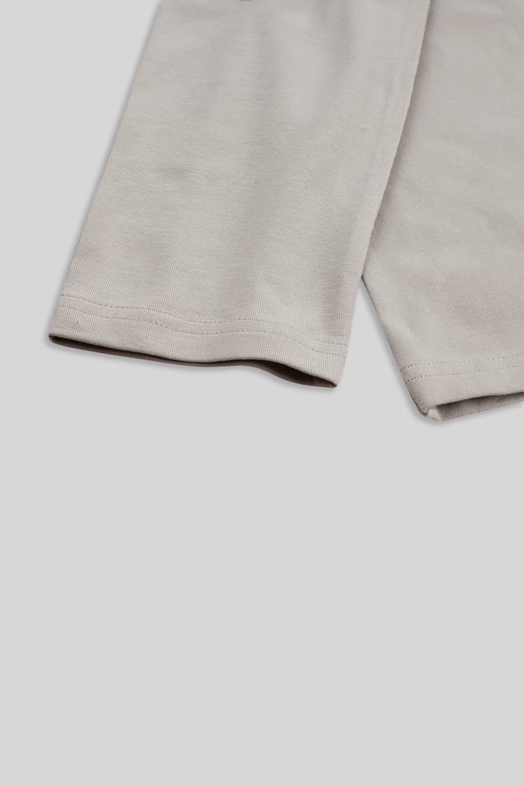 Stretch Jersey Long Sleeve Tee And Jogger Set