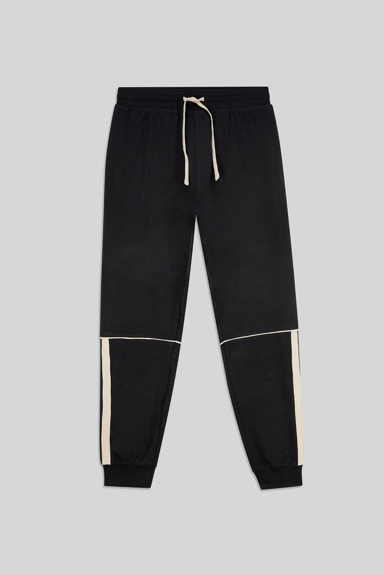 Stretch Jersey Long Sleeve Tee And Jogger Set