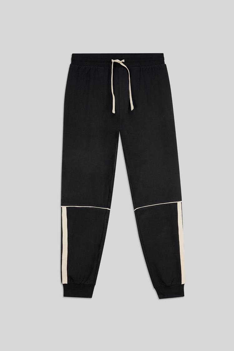 Stretch Jersey Long Sleeve Tee And Jogger Set